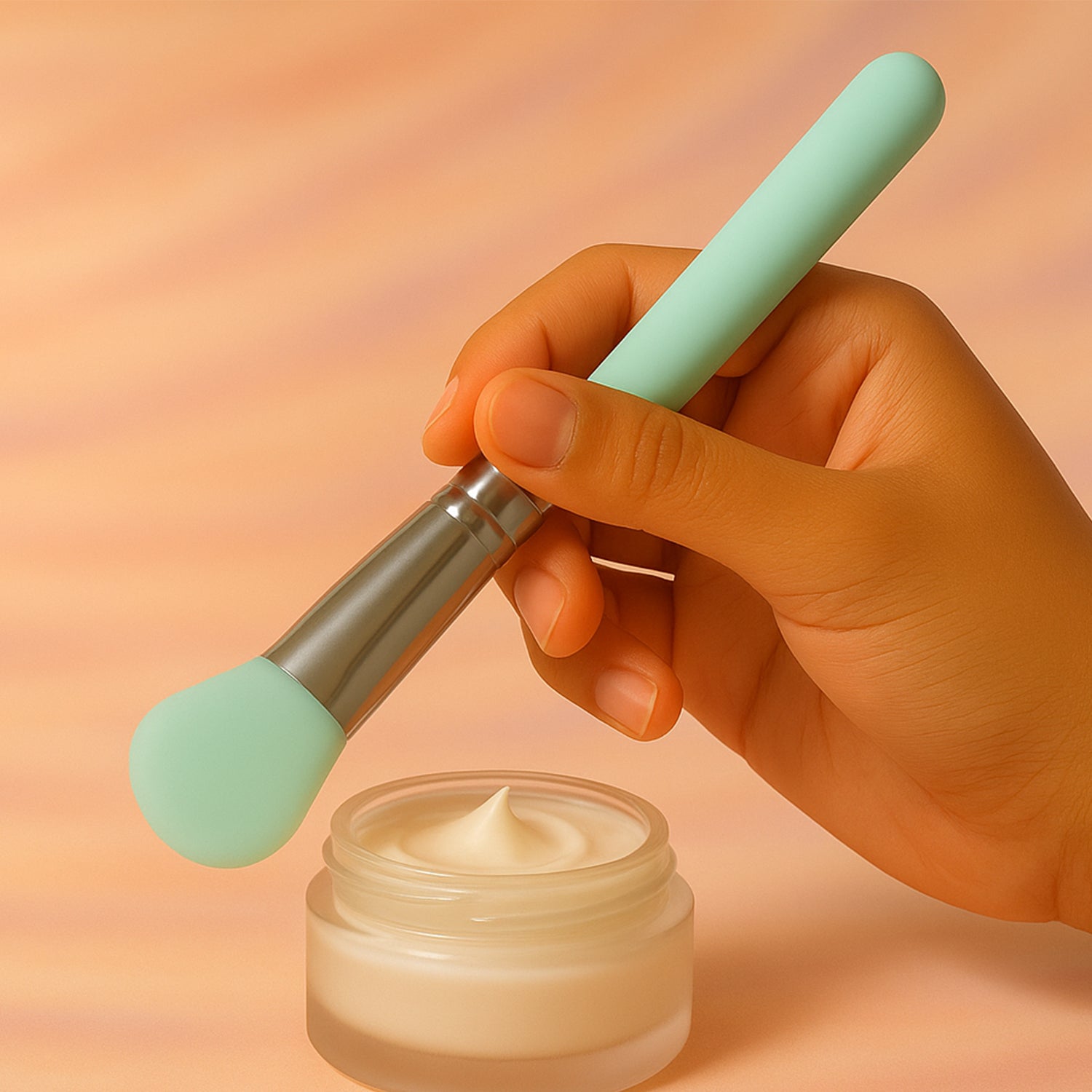 Soft Silicone Face Mask Applicator Brush (1 Pc) Soft Silicone Face Mask Applicator Brush (1 Pc)